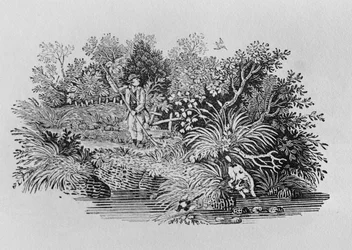 Auf der Suche nach dem Schuss, späte 18. oder frühe 19. Jahrhundert